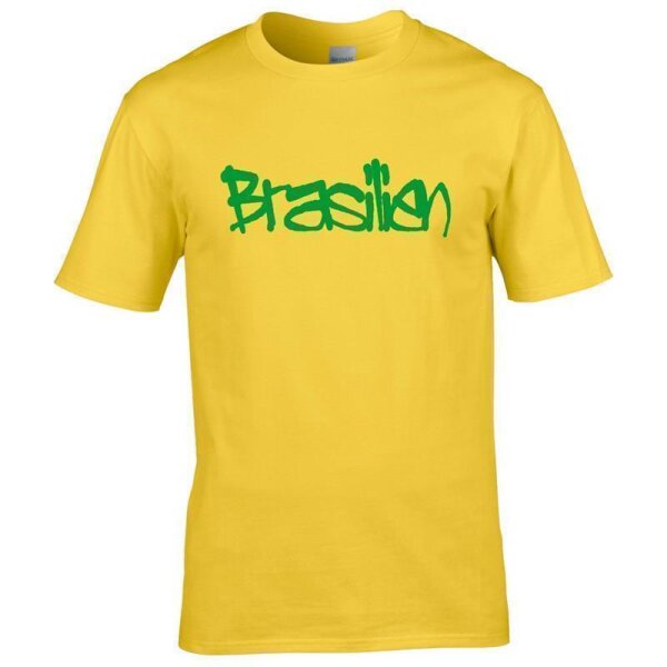 gelb - Brasilien / Schrift 3