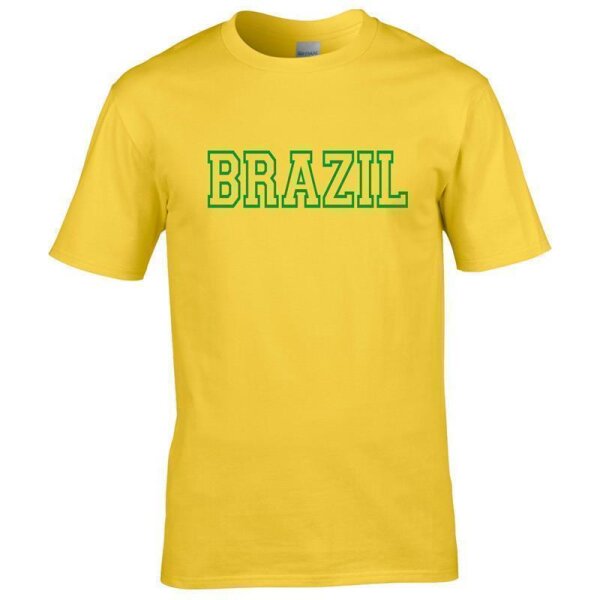 gelb - Brazil / Schrift 1