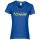 Damen T-Shirt - SCHWEDEN - blau -