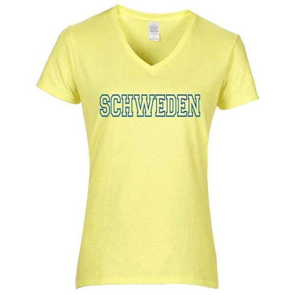 SCHWEDEN / gelb - Schrift 2