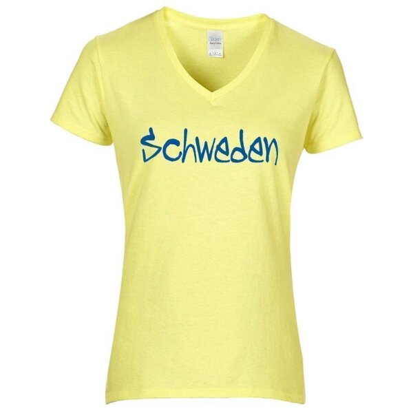 SCHWEDEN / gelb - Schrift 3