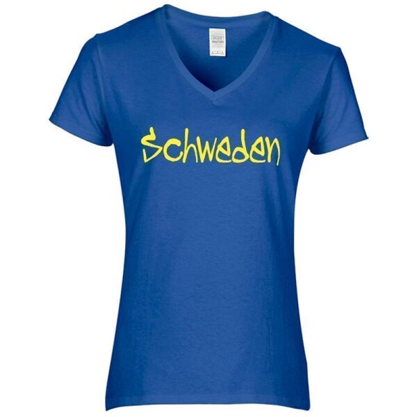 SCHWEDEN / blau - Schrift 3