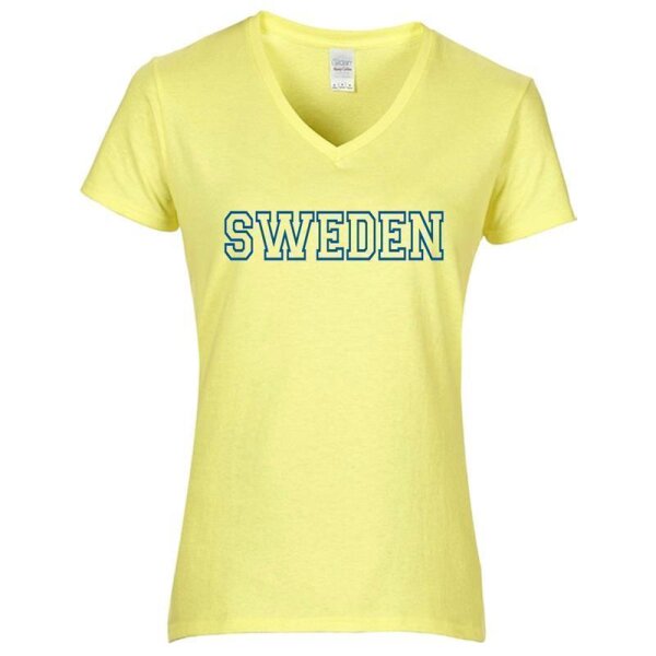 SWEDEN / gelb - Schrift 2