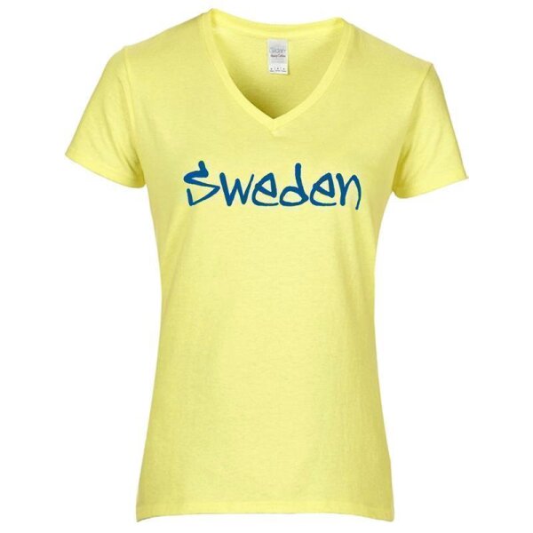 SWEDEN / gelb - Schrift 3
