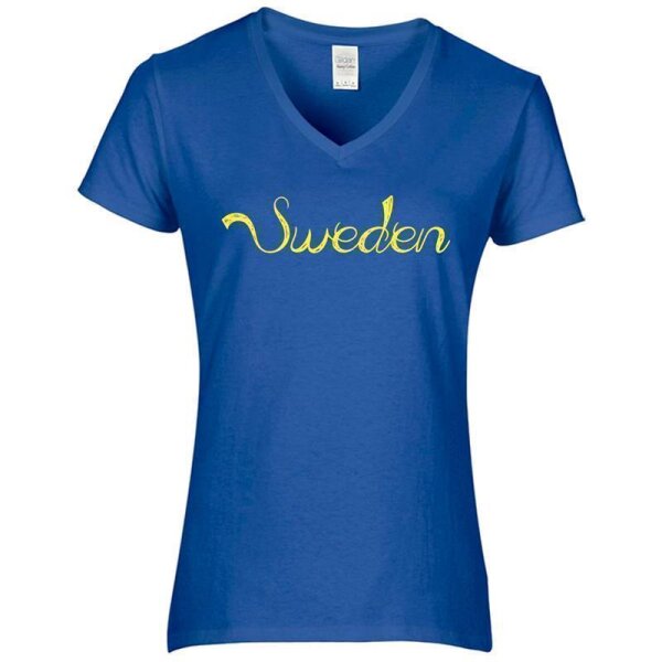 SWEDEN / blau - Schrift 1