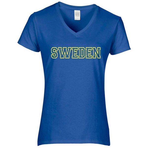 SWEDEN / blau - Schrift 2