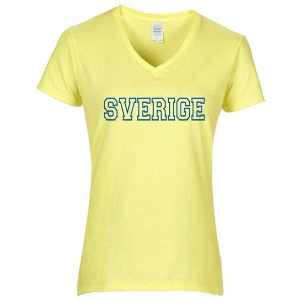 SVERIGE / gelb - Schrift 2