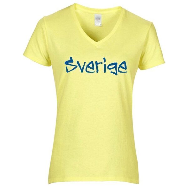 SVERIGE / gelb - Schrift 3