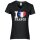 Damen T-Shirt - I LOVE FRANKREICH