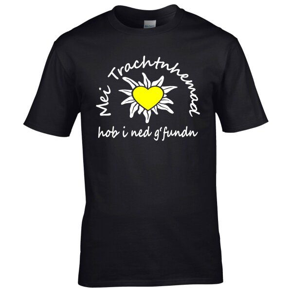 hob i ned g´ fundn - Herz gelb