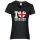 Damen T-Shirt - I LOVE GEORGIEN