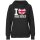 Damen Hoodie - I LOVE GROßBRITANNIEN