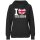 Damen Hoodie - I LOVE GROßBRITANNIEN