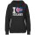 Damen Hoodie - I LOVE ISLAND