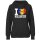 Damen Hoodie - I LOVE MOLDAWIEN