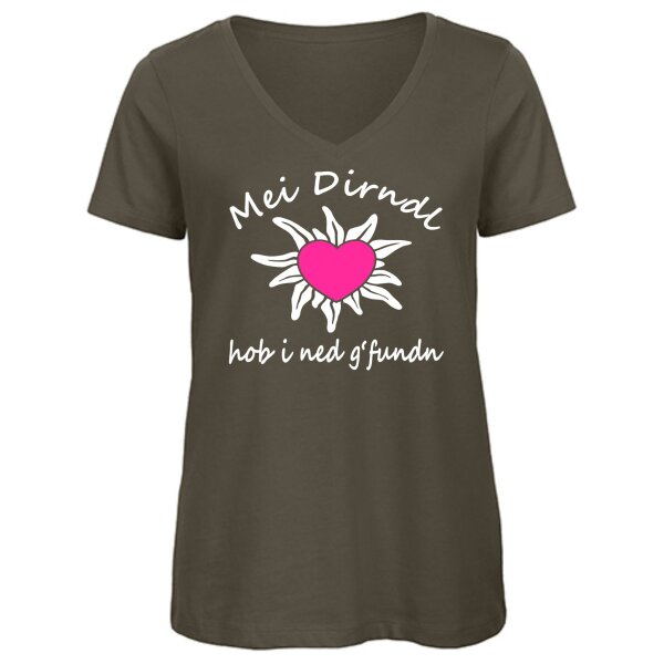 - hob i ned g´ fundn - weiß / Herz pink -
