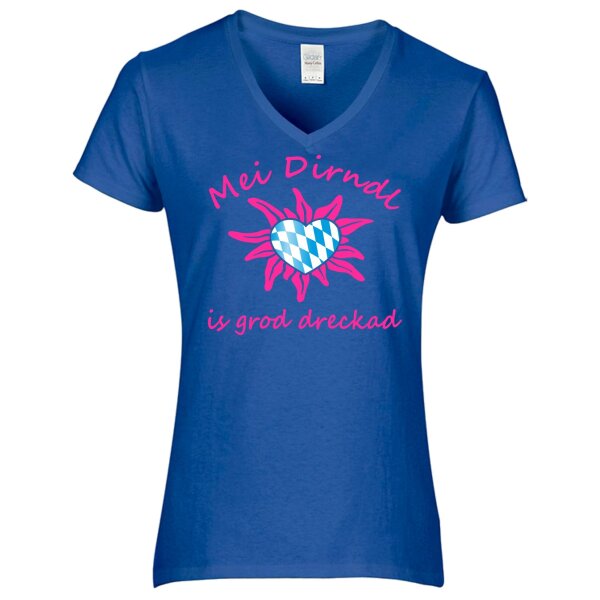 - is grod dreckad - neon pink / Herz Raute -