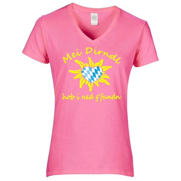 - hob i ned g´ fundn - neon gelb / Herz Raute -