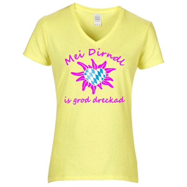 - is grod dreckad - neon pink / Herz Raute -