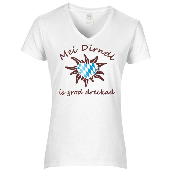 - is grod dreckad - braun / Herz Raute -