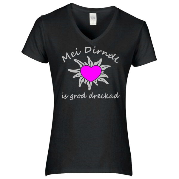 - is grod dreckad - silber / Herz pink -