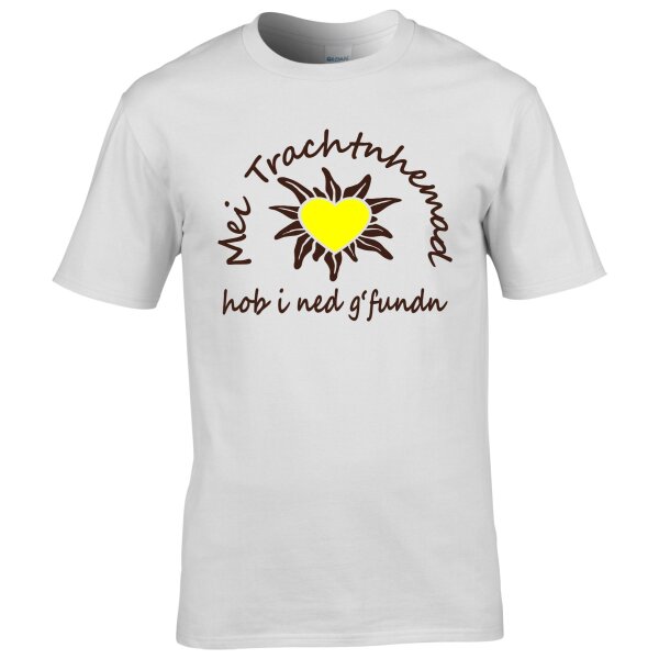 hob i ned g´ fundn - Herz gelb