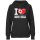 Damen Hoodie - I LOVE NORD KOREA