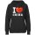 Damen Hoodie - I LOVE CHINA