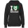 Damen Hoodie - I LOVE NORFOLKINSEL