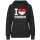 Damen Hoodie - I LOVE INDONESIEN