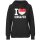 Damen Hoodie - I LOVE SINGAPUR