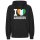 Herren Hoodie - I LOVE ELFENBEINKÜSTE