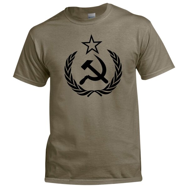 khaki / schwarz