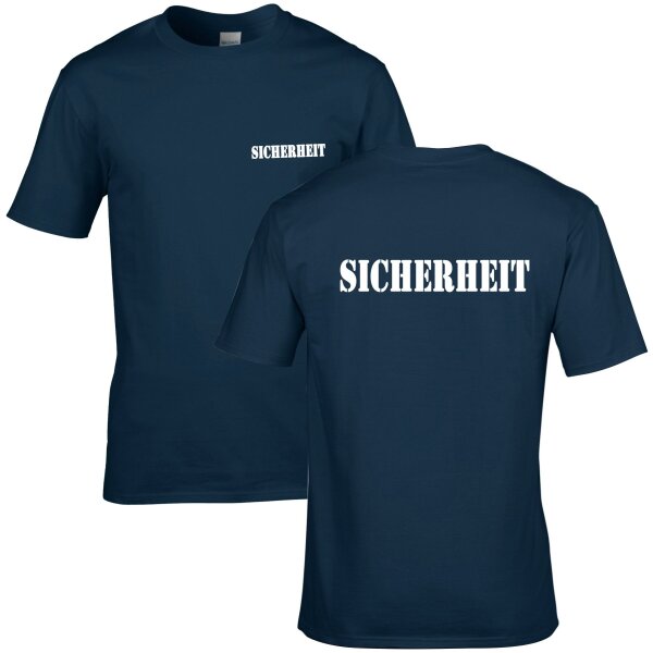 SICHERHEIT - dunkelblau