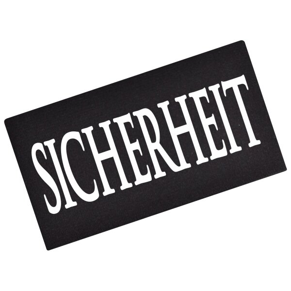 SICHERHEIT / schwarz - No.1