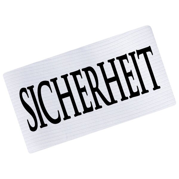 SICHERHEIT / weiß - No.1