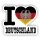 Aufkleber - I LOVE DEUTSCHLAND / GERMANY mit Bundesadler