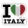 Aufkleber - I LOVE ITALIEN / ITALY / ITALIA