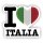 Aufkleber - I LOVE ITALIEN / ITALY / ITALIA