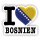 Aufkleber - I LOVE BOSNIEN