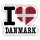 Aufkleber - I LOVE DÄNEMARK