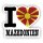Aufkleber - I LOVE MAZEDONIEN