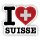 Aufkleber - I LOVE SCHWEIZ