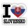 Aufkleber - I LOVE SLOWAKEI