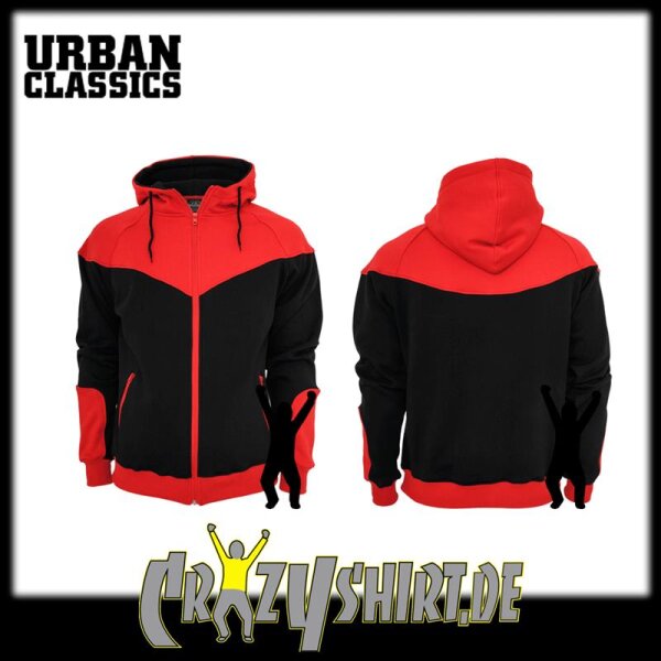 black / red