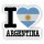 Aufkleber - I LOVE ARGENTINIEN