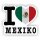 Aufkleber - I LOVE MEXIKO