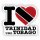 Aufkleber - I LOVE TRINIDAD und TOBAGO