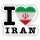 Aufkleber - I LOVE IRAN